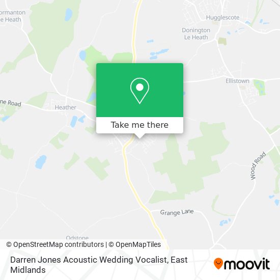 Darren Jones Acoustic Wedding Vocalist map