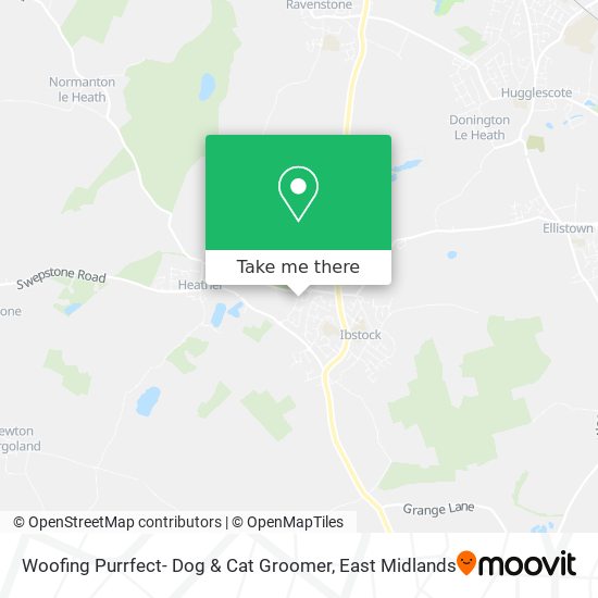 Woofing Purrfect- Dog & Cat Groomer map