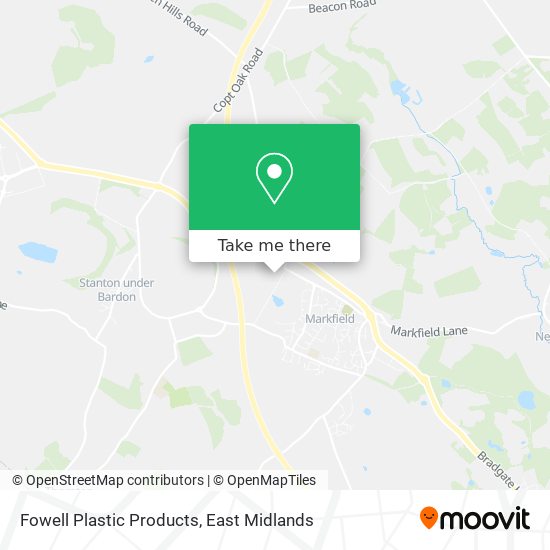 Fowell Plastic Products map