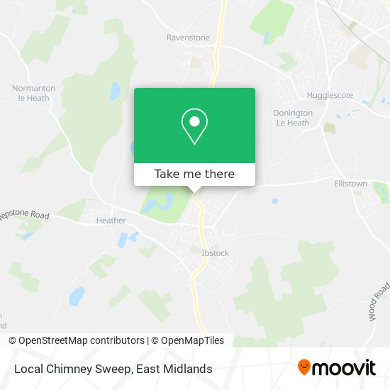 Local Chimney Sweep map