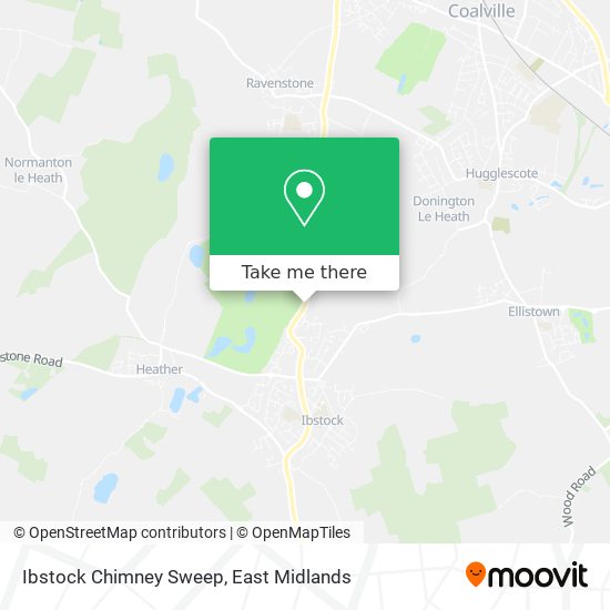 Ibstock Chimney Sweep map