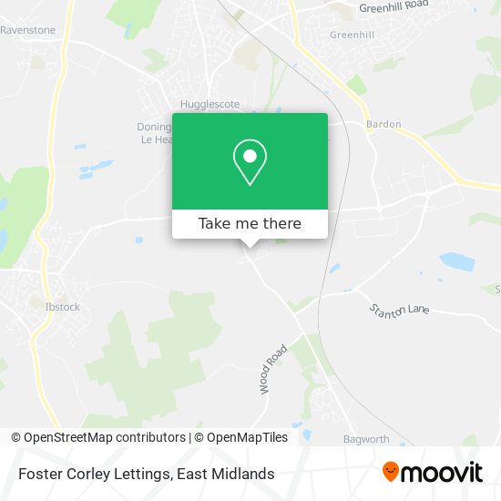 Foster Corley Lettings map