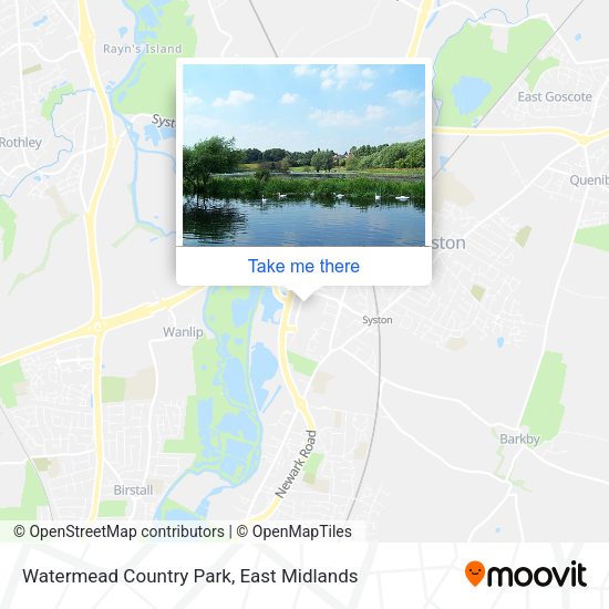 Watermead Country Park map