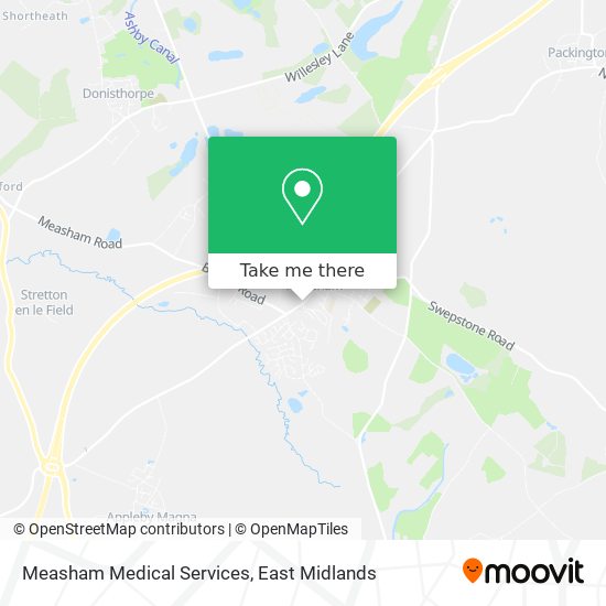 Measham Medical Services map