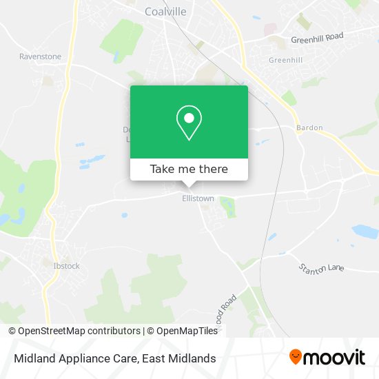 Midland Appliance Care map