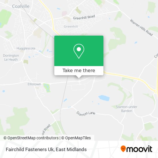 Fairchild Fasteners Uk map