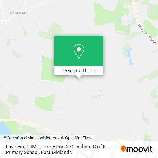 Love Food JM LTD at Exton & Greetham C of E Primary School map