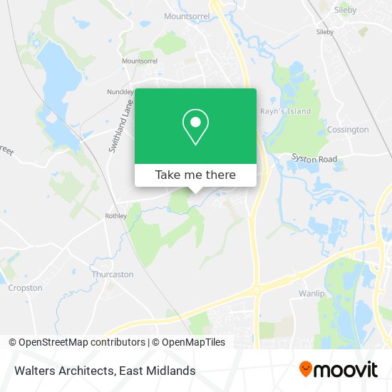 Walters Architects map