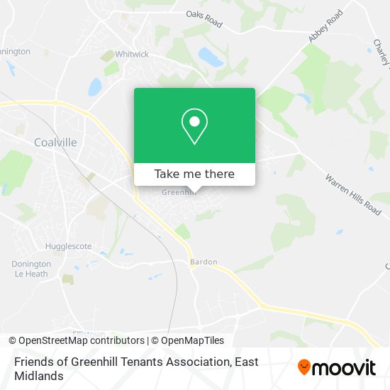 Friends of Greenhill Tenants Association map