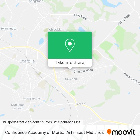 Confidence Academy of Martial Arts map