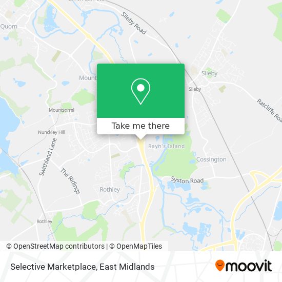 Selective Marketplace map