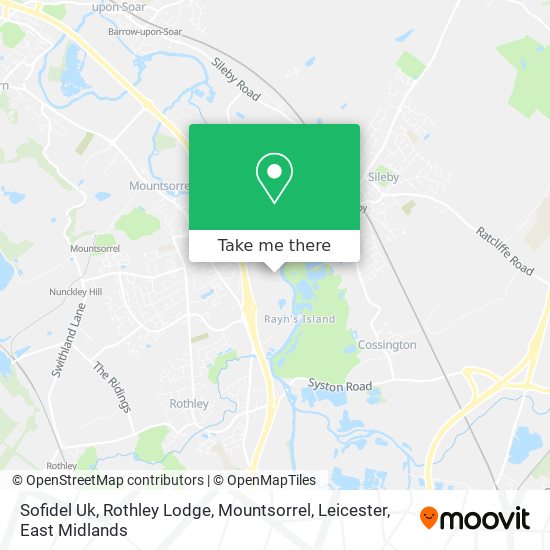 Sofidel Uk, Rothley Lodge, Mountsorrel, Leicester map