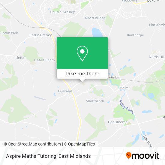 Aspire Maths Tutoring map