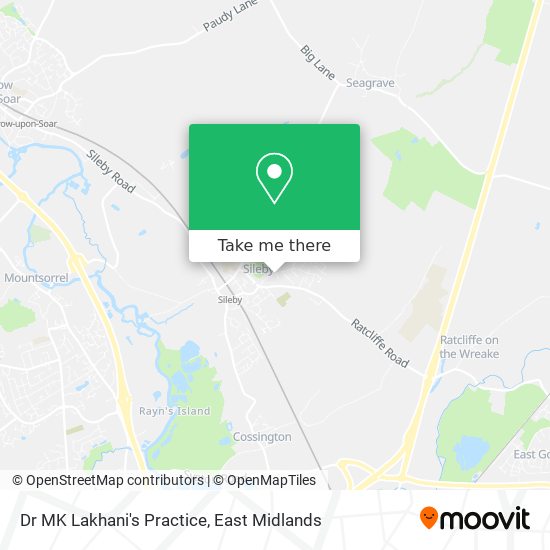 Dr MK Lakhani's Practice map