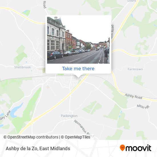 Ashby de la Zo map