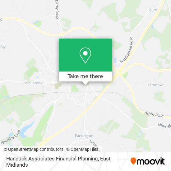 Hancock Associates Financial Planning map