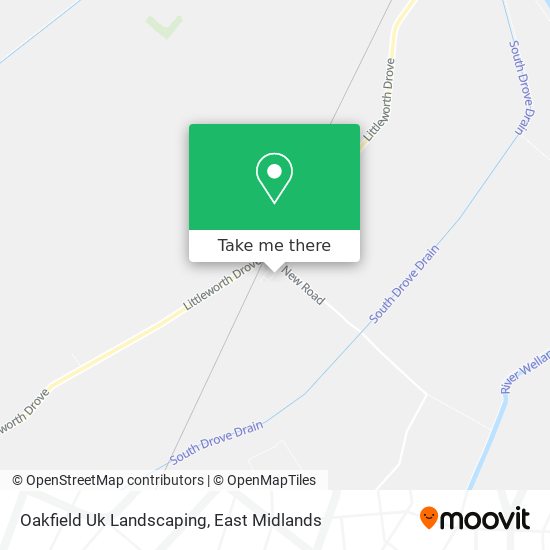 Oakfield Uk Landscaping map