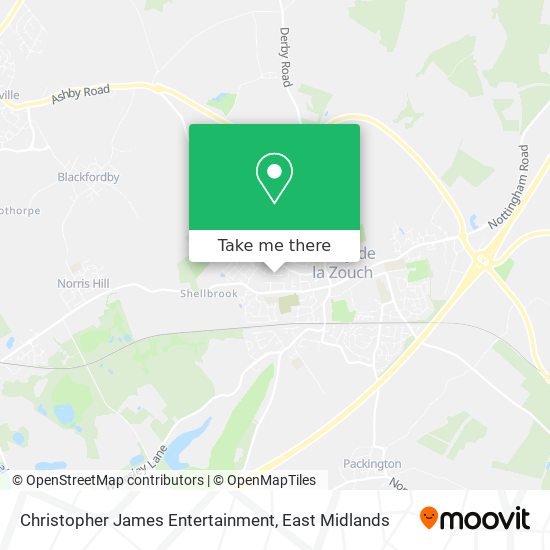 Christopher James Entertainment map