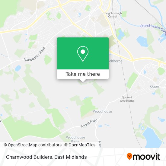 Charnwood Builders map