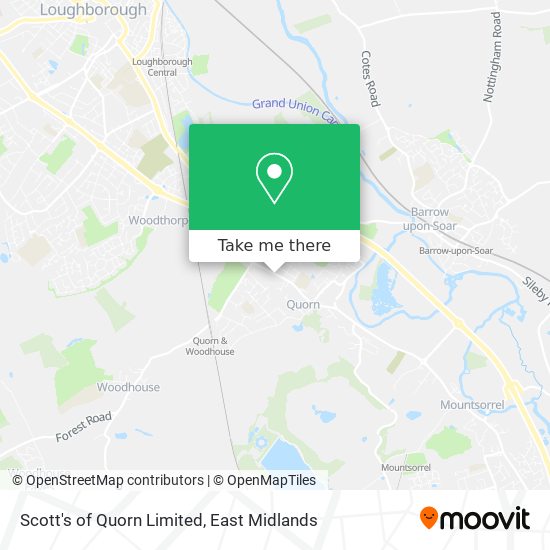 Scott's of Quorn Limited map