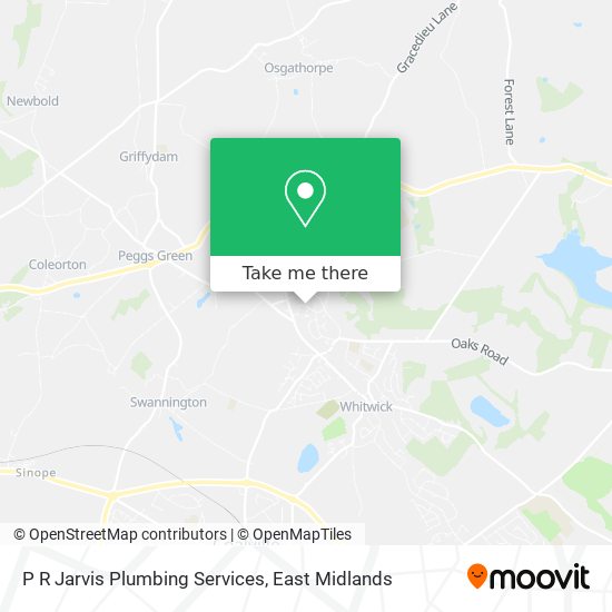 P R Jarvis Plumbing Services map