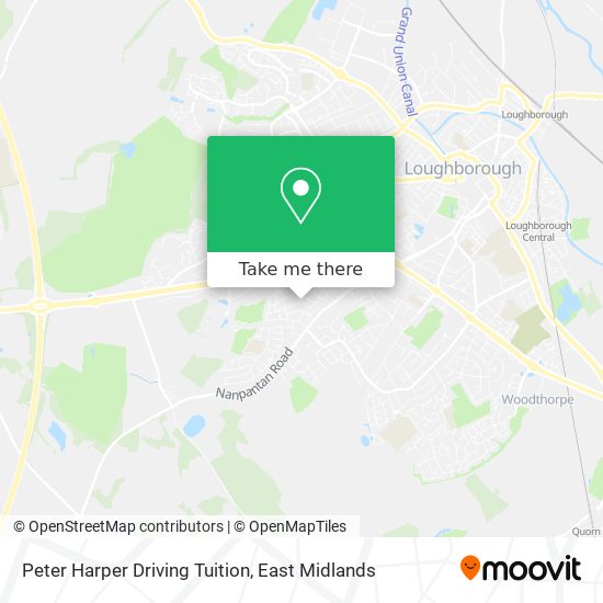 Peter Harper Driving Tuition map