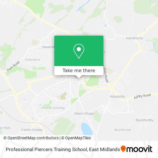 Professional Piercers Training School map