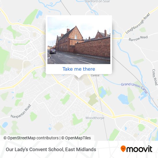 Our Lady's Convent School map