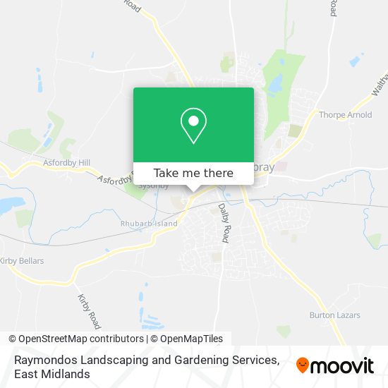 Raymondos Landscaping and Gardening Services map