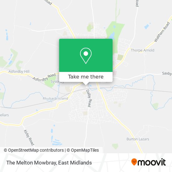 The Melton Mowbray map
