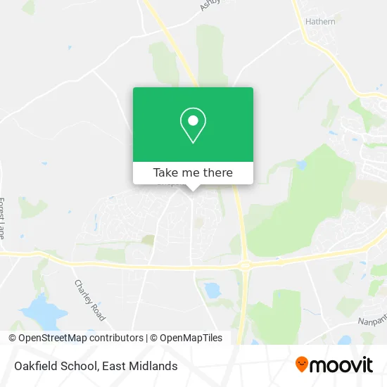 Oakfield School map