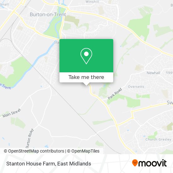Stanton House Farm map