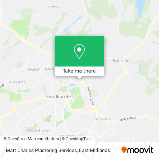 Matt Charles Plastering Services map
