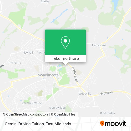 Gemini Driving Tuition map