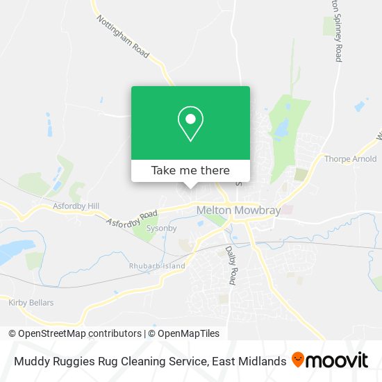 Muddy Ruggies Rug Cleaning Service map