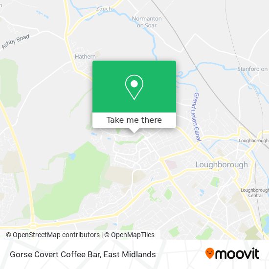 Gorse Covert Coffee Bar map