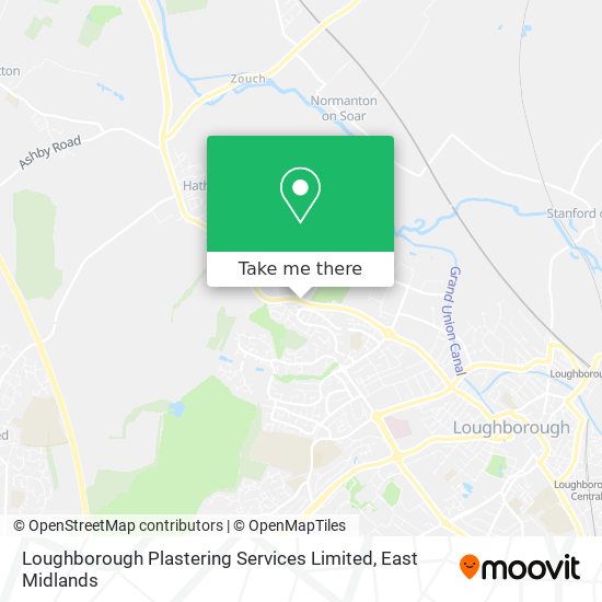 Loughborough Plastering Services Limited map
