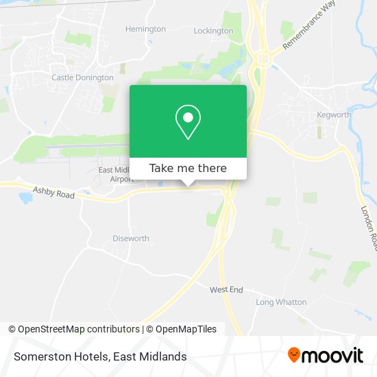 Somerston Hotels map