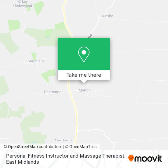 Personal Fitness Instructor and Massage Therapist map