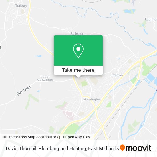 David Thornhill Plumbing and Heating map