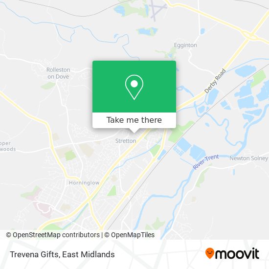 Trevena Gifts map