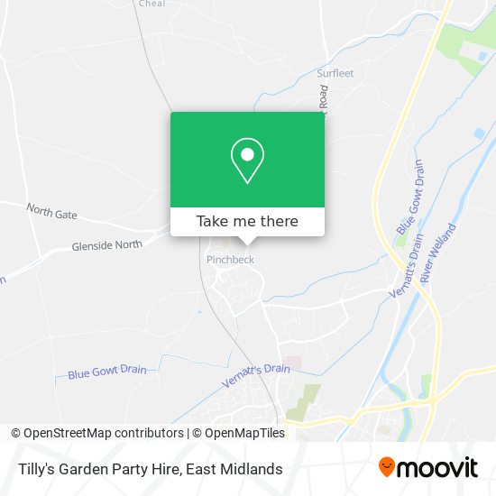 Tilly's Garden Party Hire map