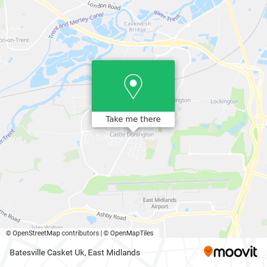 Batesville Casket Uk map