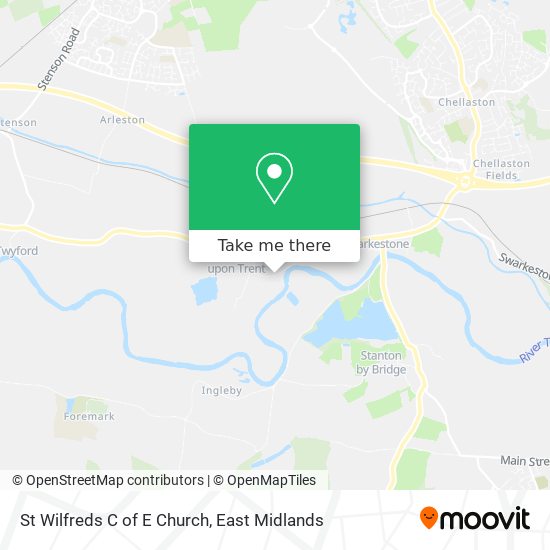 St Wilfreds C of E Church map