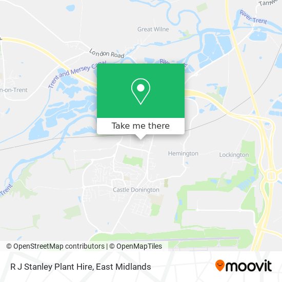 R J Stanley Plant Hire map