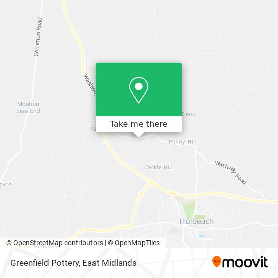 Greenfield Pottery map