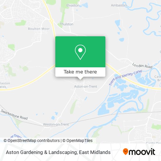 Aston Gardening & Landscaping map