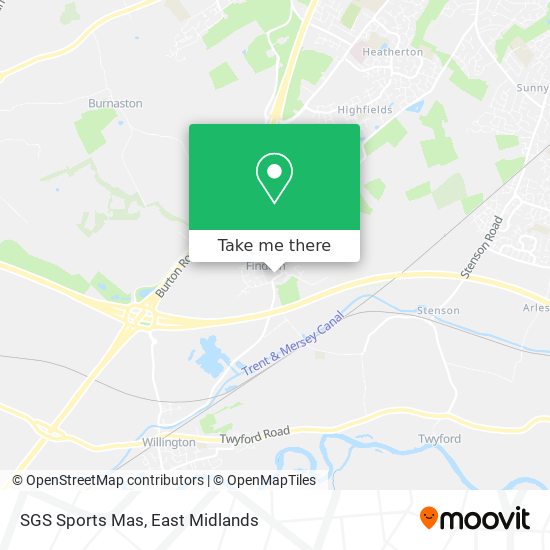 SGS Sports Mas map