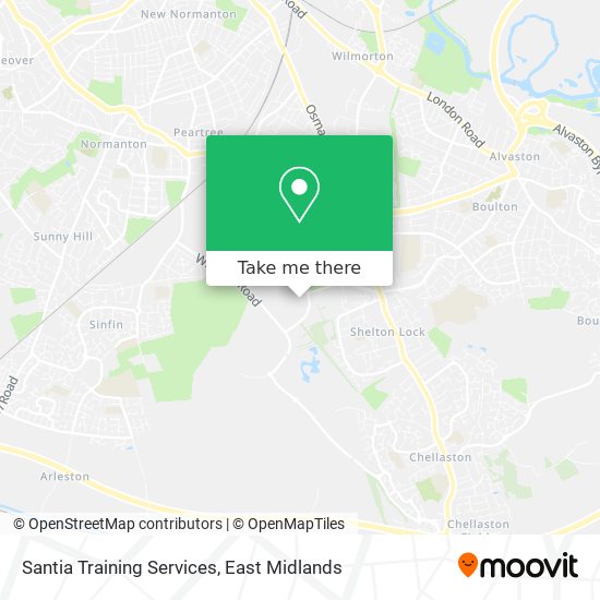 Santia Training Services map