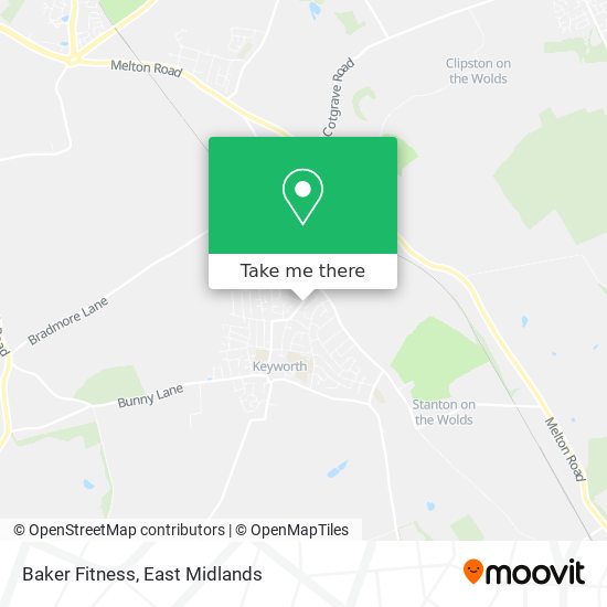 Baker Fitness map